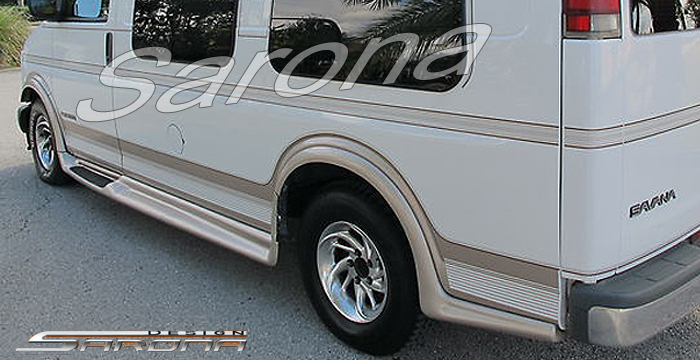 Custom Chevy Express Van  Short Wheel Base Running Boards (1996 - 2002) - $1350.00 (Part #CH-002-SB)